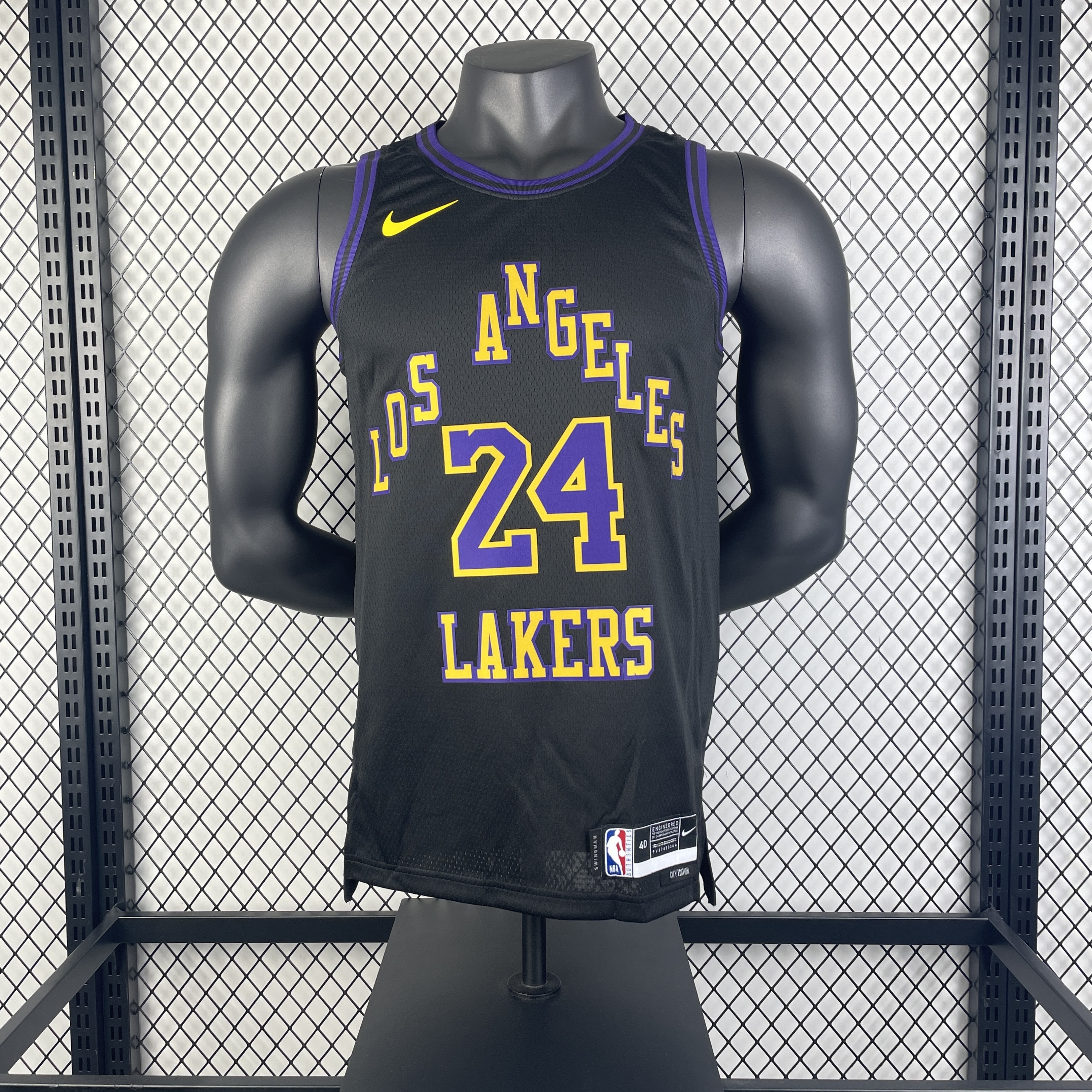 Men Los Angeles Lakers #24 Bryant black 2025 NBA  jersey->washington commanders->NFL Jersey